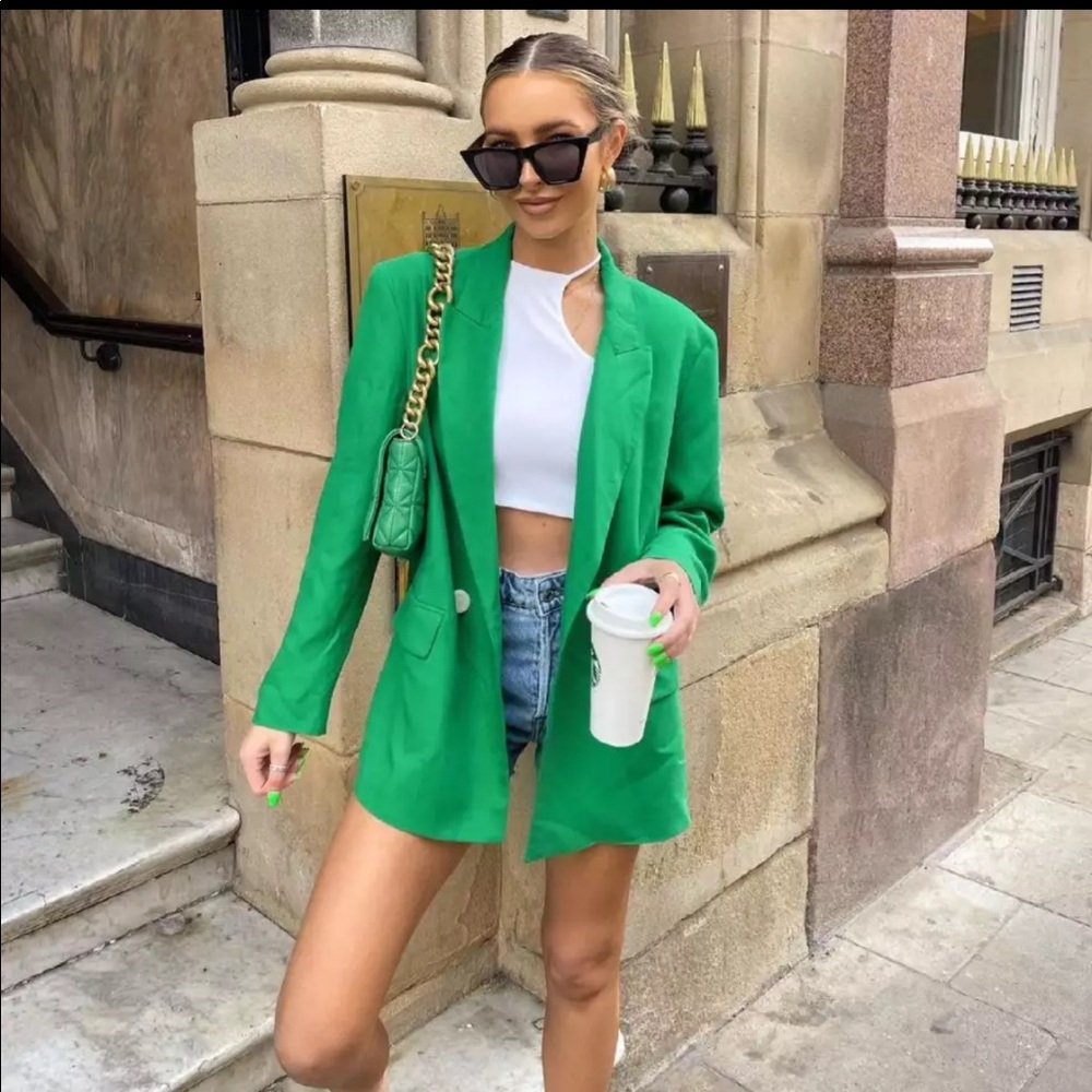 Zara oversized only blazer bloggers pants